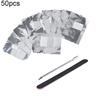 50/100/200Pcs Nail Polish Remover Foils Wraps Soak Off Gel Removal Cotton Pads