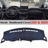 Suede Dashmat Dashboard Cover Pad Dash Mat Carpet Car Accessories For Peugeot 208 E208 GT P21 2008 E-2008 P24 Mk2