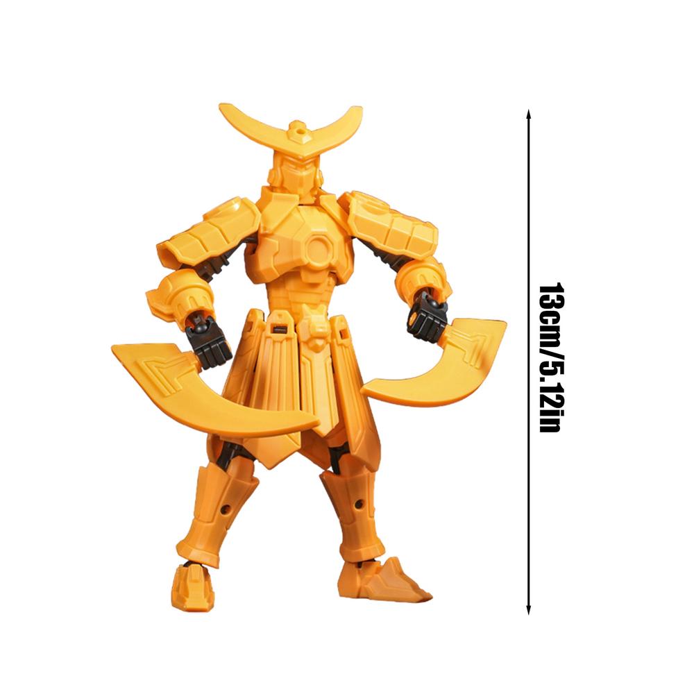 Multi-Jointed Movable Robot With 13 Movable Joints Model 3D Printed Handmade Ornaments Desktop Decoration Model Simulation For