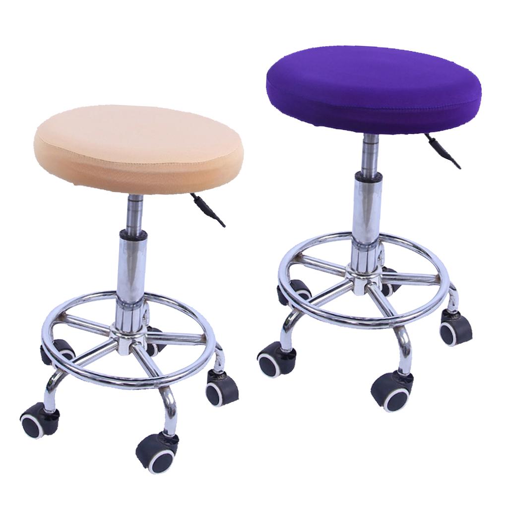 2 Pieces Elastic Bar Stool Covers Round Chair Seat Cover Cushion Slip At Affordable S Free Real Reviews With Photos Joom Round Chair Seat Cover Cushion Slip, Round Bar Stool Covers