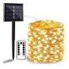Garten-Solar-Girlande Draht 300 LEDs + Fernbedienung
