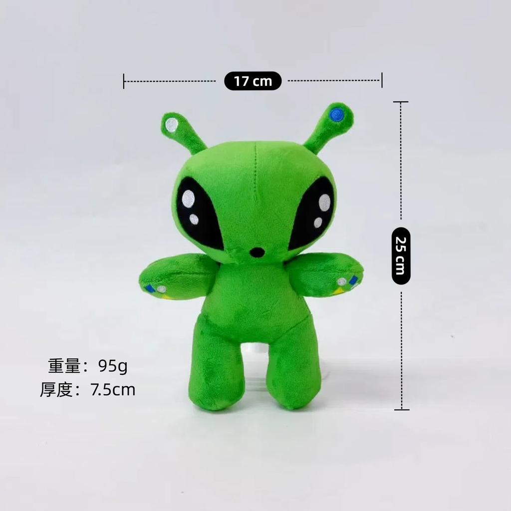 Green Alien Plush Toy Cute Alien Monsters Horror Doll Boys Girls Soft Toys Stuffed Throw Pillow kids gifts