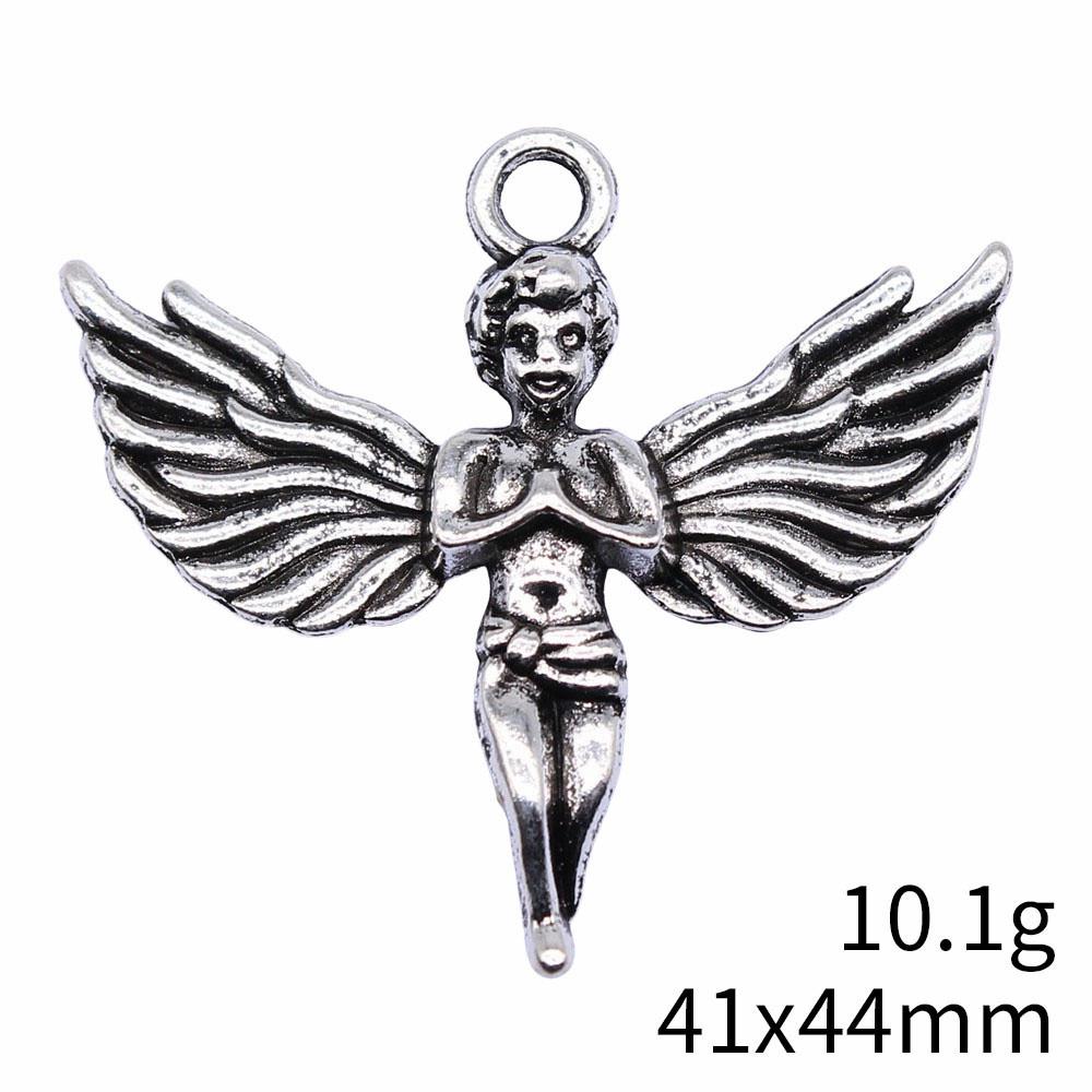 Wedding Anniversary Big Charms Big Angel Charms Pendant Clearance Sale Items Man Pendant