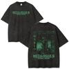 2026 Sommer Heißer Verkauf Metal Gear Solid 2 Sons of Liberty MGS2 Solid Snake Vintage Gewaschenes T-Shirt Herren Damen Hip Hop Punk Streetwear Übergroßes T-Shirt