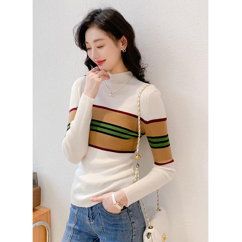 

Mokana Women s Elegant Long-Sleeve Wool Sweater S
