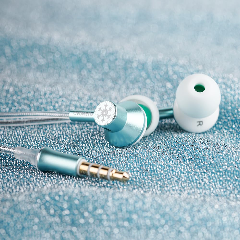 Auricolari In-Ear NICEHCK StringSnow, Driver Dinamico da 10mm, 1DD, Cablati, Diaframma a Cupola in PU Composito PEEK + LCP, Design Ottimizzato della Struttura Risonante,