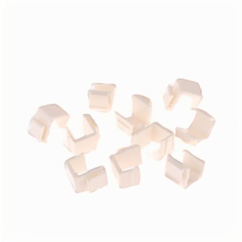 

10 шт. Вставки гнізд Keystone RJ45 для заповнення порожніх гнізд настінної панелі Keystone та патч-панелі білий