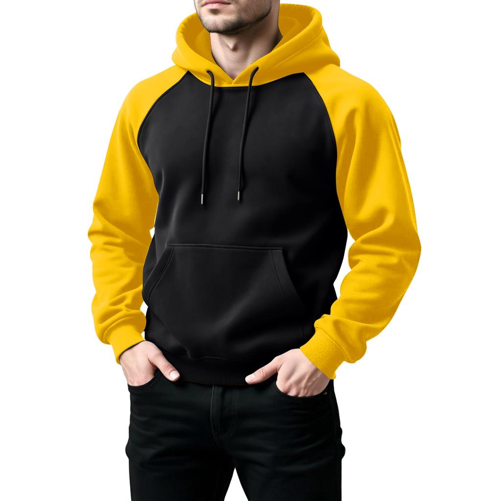 Hanorac pentru bărbați cu blocuri de culoare Hanorac sport pentru bărbați Mărimi mari Hanorac casual