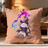 Hot A-AAxolotl Cushion Cover Soft Washable Pillow Case Multi-Scene for Couch Bed Travel Office Use