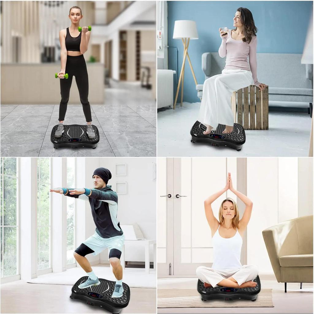 Vibration Exercise Machine for Smart Fitness Full Body Exercise Device Fitness Vibration Platform With Remote Bluetooth Music