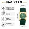 Square Watch Women Silicone Strap Waterproof Fashion Analog Quartz Watch Accessory - Birthday Anniversary Christmas Valentine's Day Gift