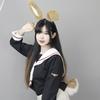 Soft Rabbits Tail Lovely Rabbits Ears Headband Plush Animal Tail Decorations Rabbits Ears Headwear for Halloween Party