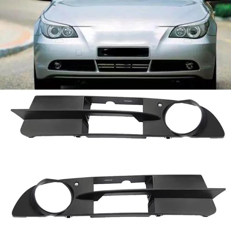 Replacement Fog Lights Trim Cover 51117049243 51117049244 Car Fog Lamps Frame Cover for E60 E61 535i Auto Accessories