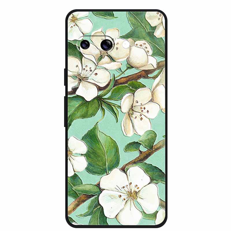 For Google Pixel 10a Case 3D Relief Flower Emboss Soft Silicone Funda Google Pixel 10a 5G 3D Cartoon Shell Pixel10a 3D Relief