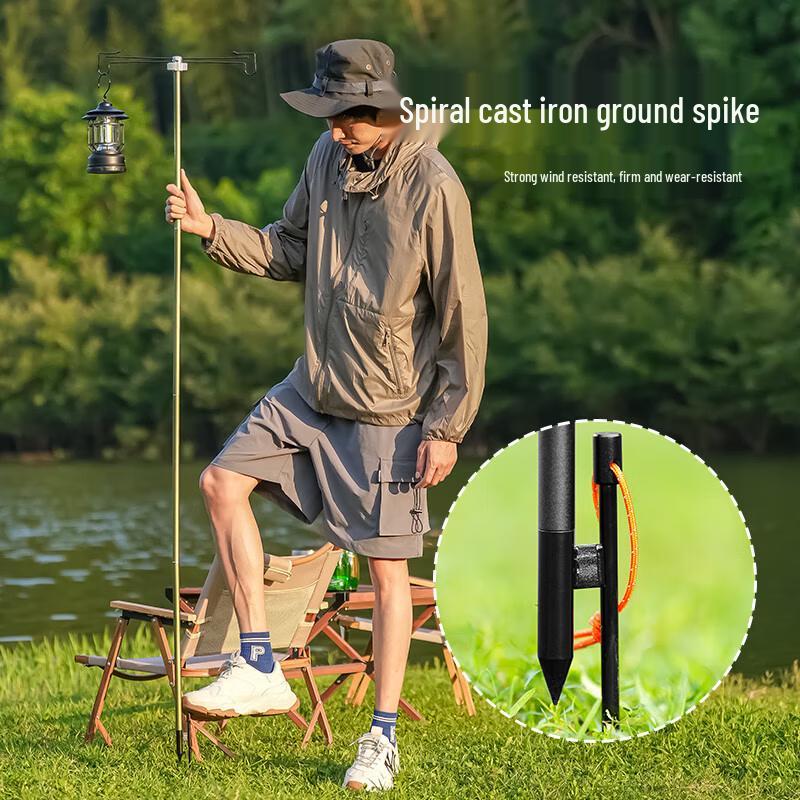 The Primitive Outdoor Camping Folding Lamp Stand