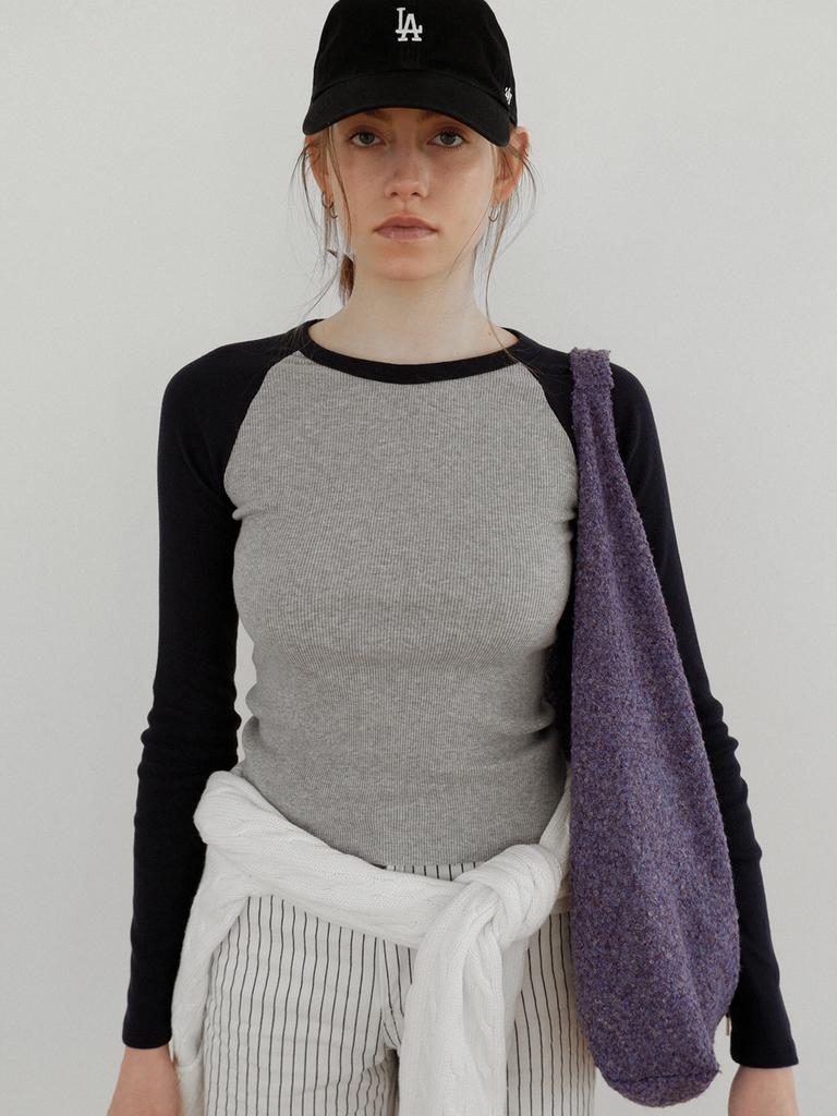 Voor Jeanne Knit Shoulder Bag_Purple