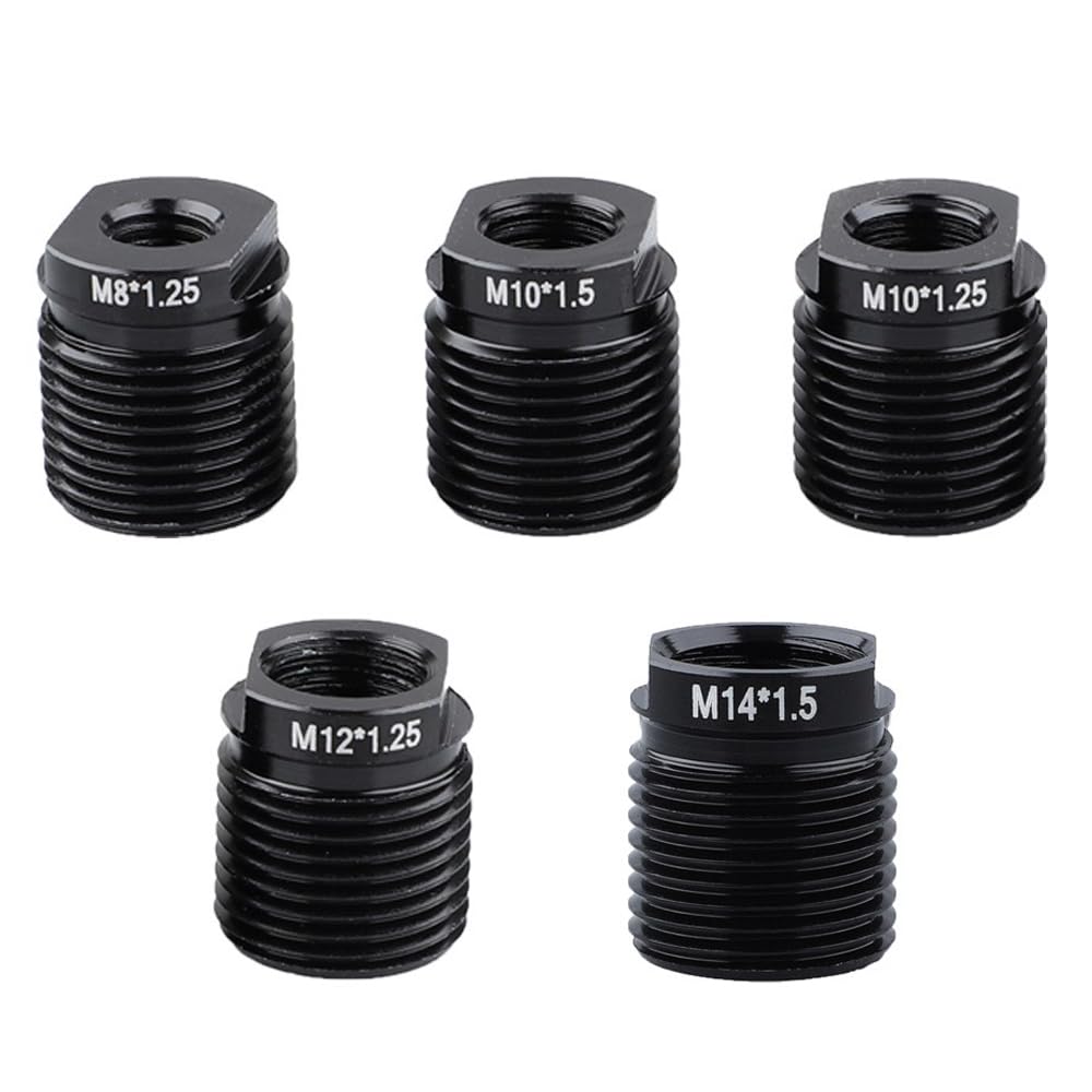 Samcos Aluminum Alloy Shift Knob Adapter M8*1.25/M10*1.25/M10*1.5/M12*1.25/M14*1.5 Replacement Screws with Inner Screws Easy Installation