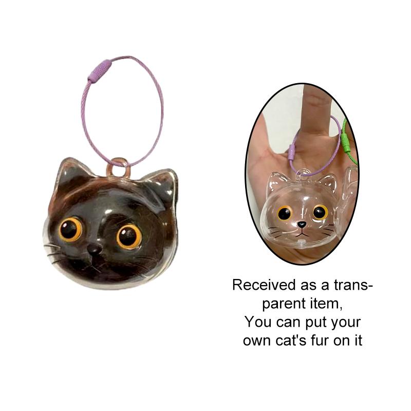 

1 шт. Подарок для любителей домашних животных Прозрачная памятная бутылка Милый контейнер для хранения кошачьей шерсти Сделай сам Коробка для хранения шерсти питомца Пластиковая форма кошачьей головы жёлтый