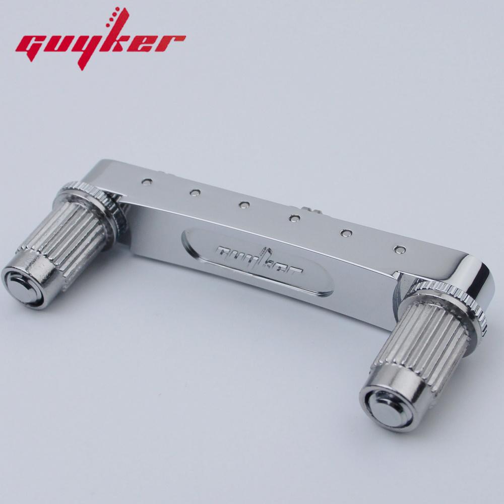 Guyker Tune-O-Matic Rollensattel Gitarrenbrücke für Lp Sg 6-Saiten Gitarren Elektrische Gitarre