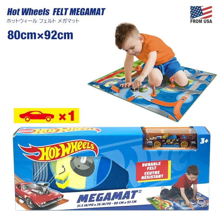 Hot Wheels Felt On The Go Megamat