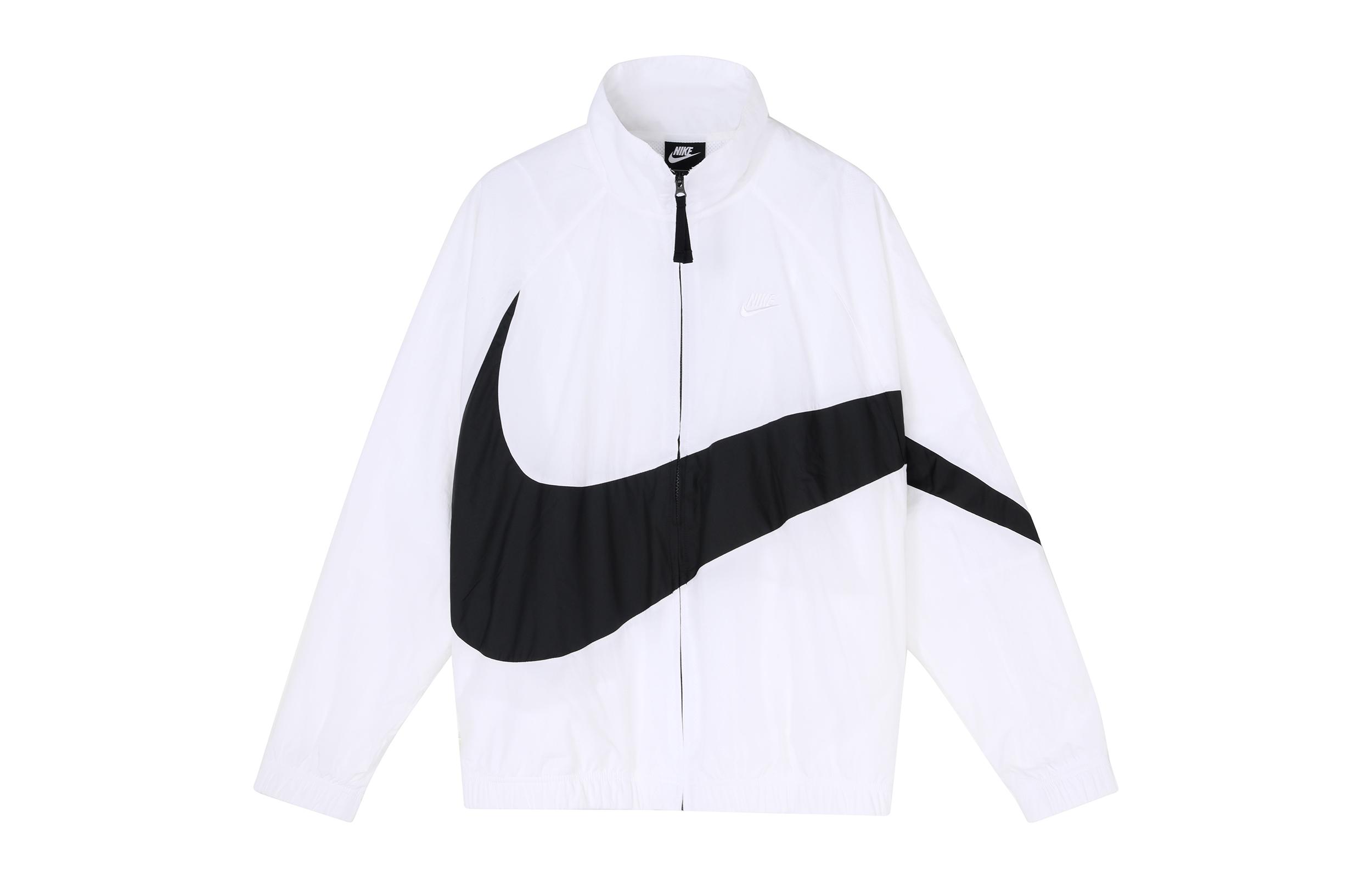 Nike Big Swoosh Woven Statement Jacket Asia Sizing AR3133-100 L