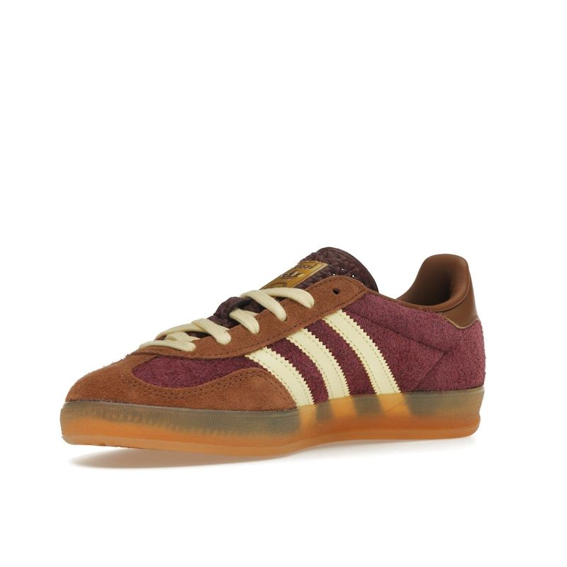 Adidas Gazelle Indoor Kastanienbraun Gebraucht Braun Herren Sneaker Rot Fast-Gelb JI0324