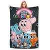 Kaugummigesicht Cartoon Decken Fleece Weiche Kuscheldecke für Draußen Reisen Bettteppich