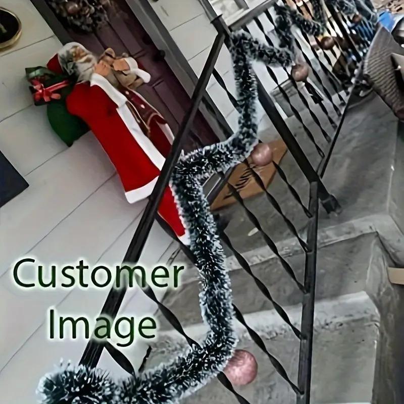 20/2m Christmas Green Cane Ribbons Garland Xmas Tree Ornaments Cane Ribbon Wreath Hanging Pendents DIY Home Party Decor Supplies