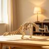 3D Dinosaur Puzzle: Wooden Hand-Assembled Educational Toy for Kids