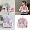 Adorable Cartoon Bunny Backpack For Kids With Light Features Suitable For Ages 2 To 5