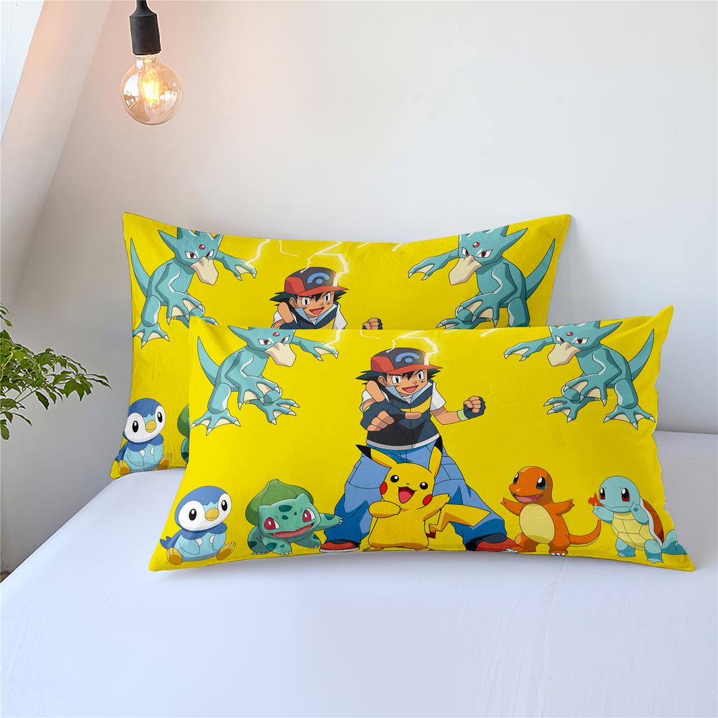 3D Printed Quilt Cover Three-Piece Set Four-Piece Set Children'S Cartoon Duvet Cover