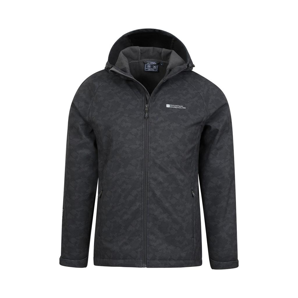 Mountain Warehouse Men's Exodus Showerproof Soft Shell Jacket