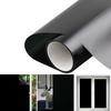 Static Electricity Film Privacy Room Darkening  Tint Black Cover-Light Blocking