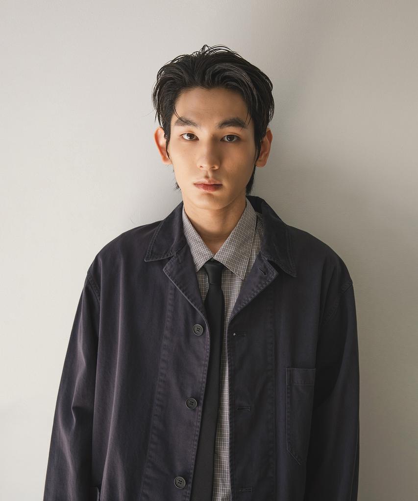 Another Office Hermit Garment Coverall Jacket (Smoky Indigo)