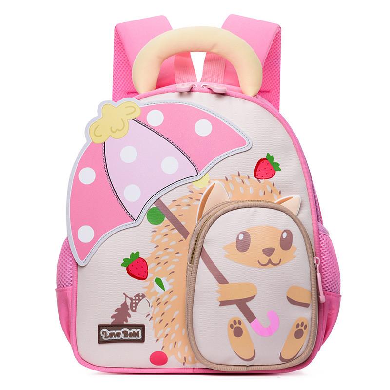 Fun Cartoon Playful Hedgehog Backpack Kids Lightweight Comfortable Bag School