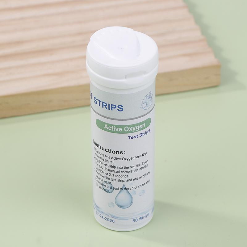 50Pcs/Pack Active Oxygen Detection Test Strips For Test Swimming Pools Water Test Strips For Fishpond Detecting Water Pollution