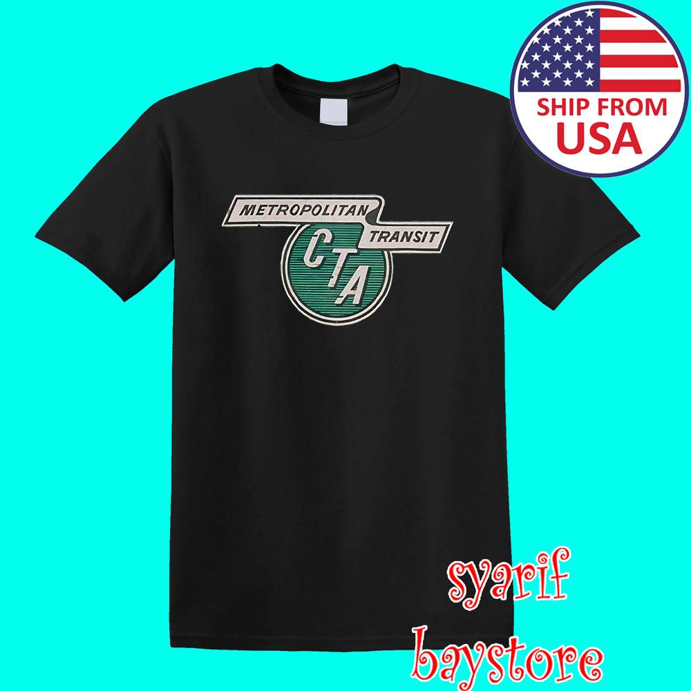 

CTA Metropolitan Transit Service Car Men#039;s Black Size S to 5XL Unisex T-Shirt L