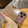 Advanced sense Aurora large window solid color suitable for iPhone17Pro max mobile phone case Apple 16 seconds change 14/15