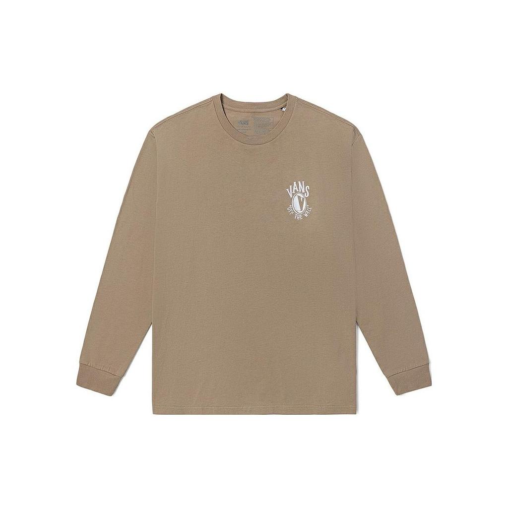 Vans T Shirts Unisex Brown Crew Neck Moderate Straight Fit VN0A7TRDYEH
