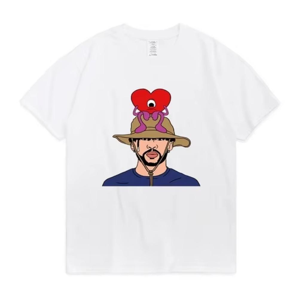 Un Verano Sin Ti Bad Bunny T Shirt Women Men Moscow Mule Printed Shirt Music Album Black Male Short-sleev Camisetas Ropa Hombre