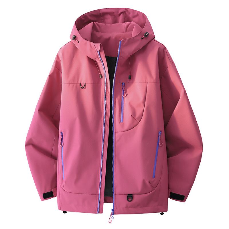 Hooded Jacket Spring and Autumn Men's and Women's Work Jacket Top
