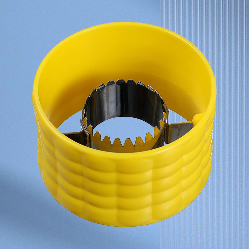 Obieraczka do kolby kukurydzy Usuń ziarna Przenośna ze stali nierdzewnej Obieraczka do kukurydzy do kuchni Żółta