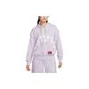 Nike Women's Retro American Letter Print Casual Sweatshirt in Purple