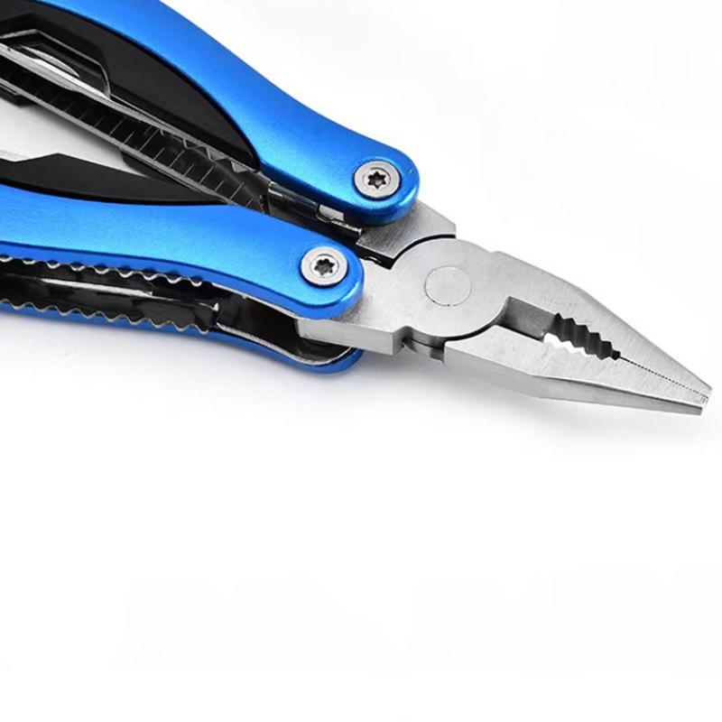 Camping Gear Outdoor Survival Stainless Steel 9 In 1 Portable Multi Tool Plier Camping Accessories Portable