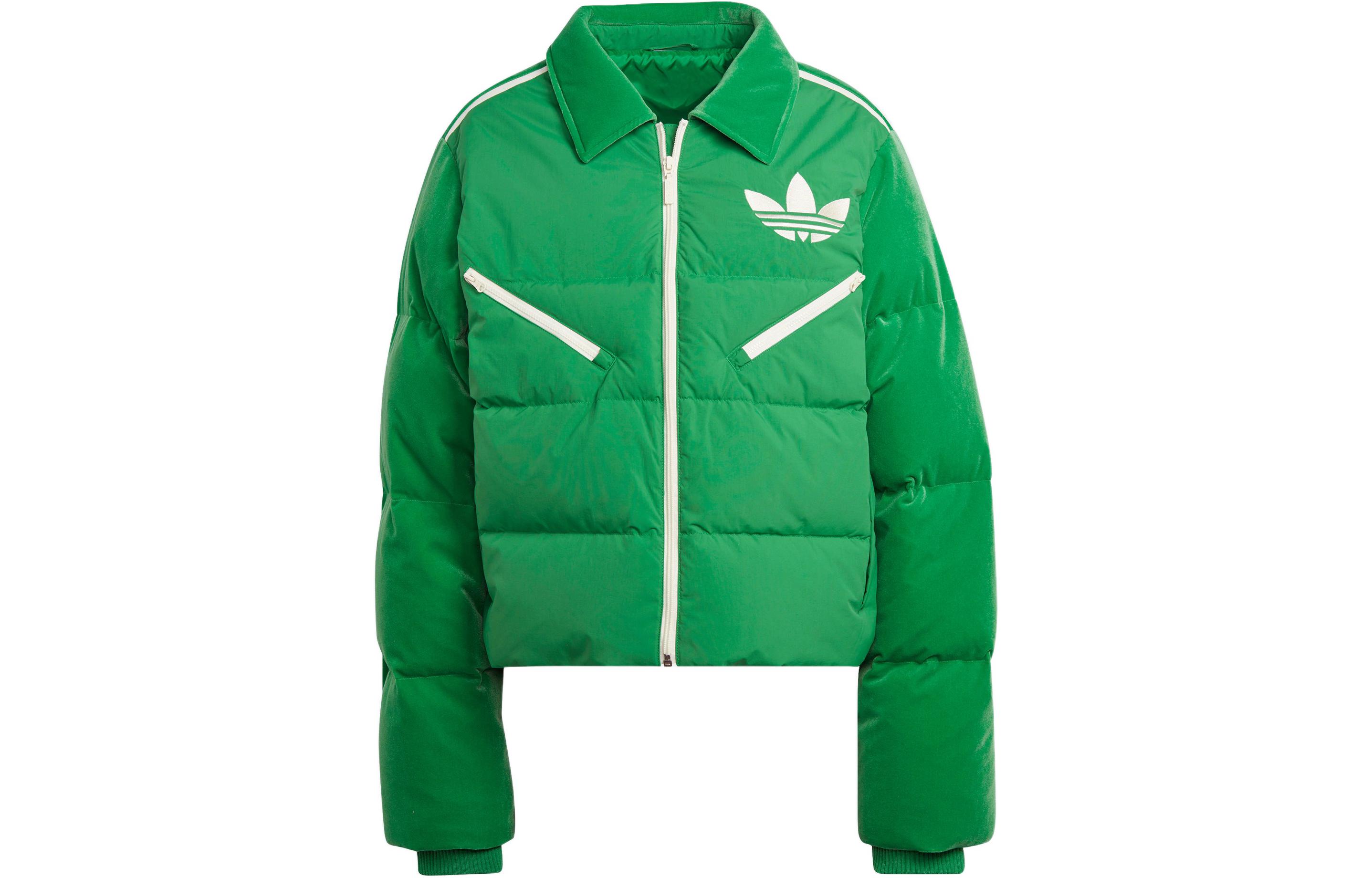 

Adidas Originals Trefoil Collection Outfit Down Jacket Winter Women s Green IB2027 S