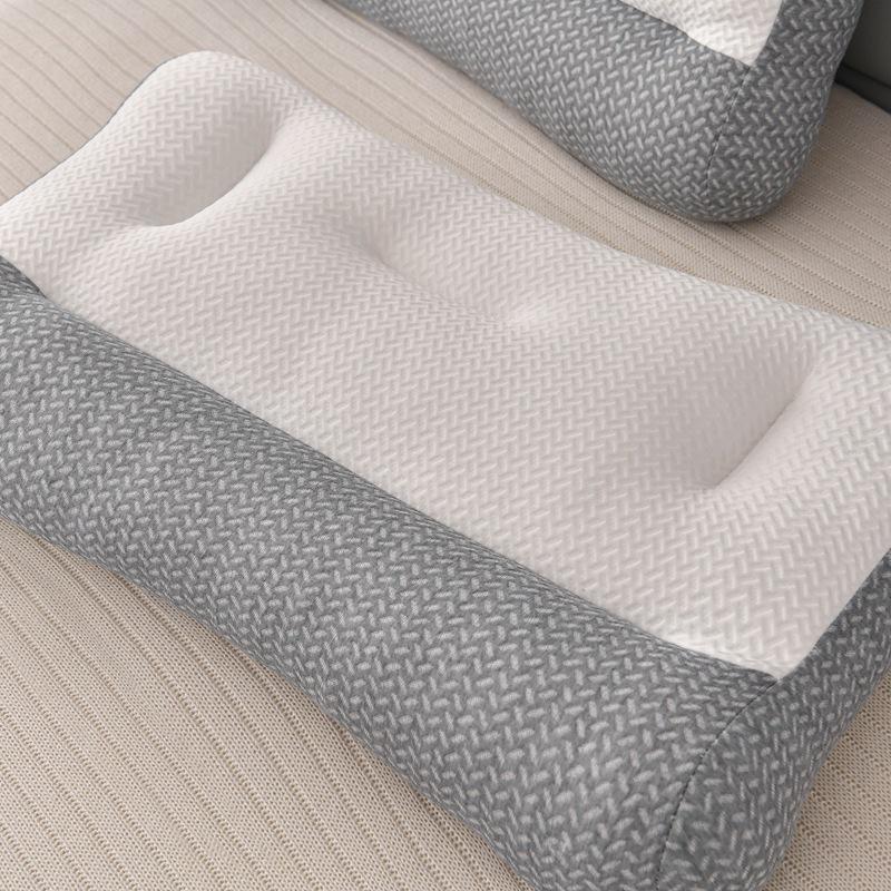 Ergonomisches Nackenstützkissen aus hochdichter Federseide