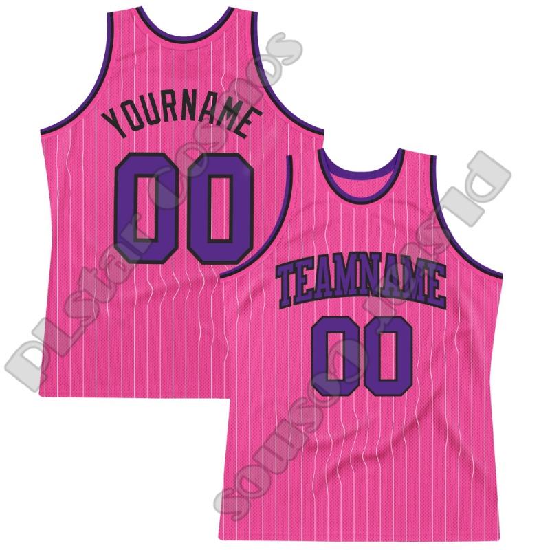 Custom Name Team Number Basketball Jersey Shirts Retro Pattern Sportswear Vintage Summer Tank Top