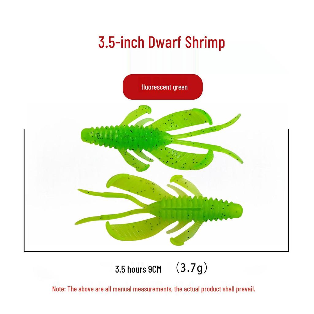 Dongding - Bas Avı İçin Engel Karides Yumuşak Yem, Teksas Rig Arama Yemi