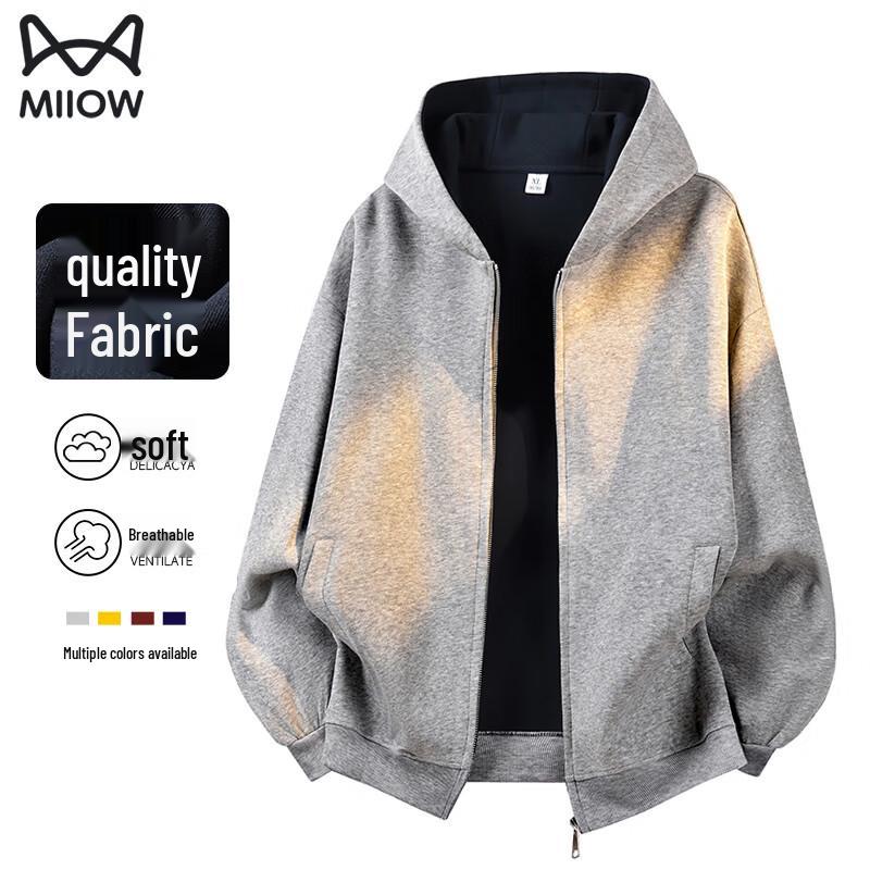 

Men s Hooded Casual Zipper Jacket 2XL