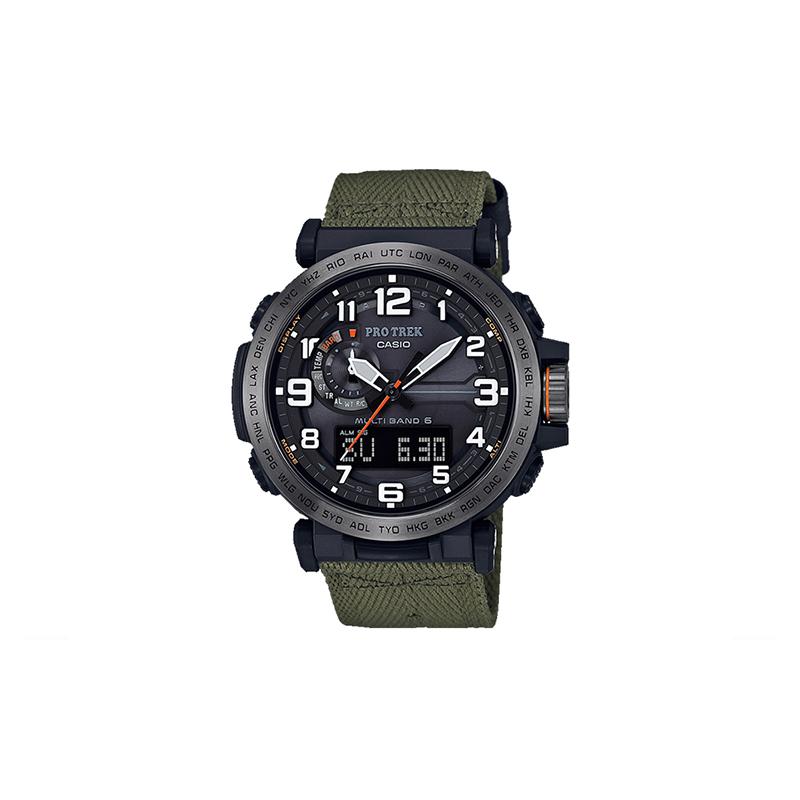 

Casio PRO TREK Series-Disc Dual Display Outdoor Mountaineering Solar Powered Smart Watch Multi-Function Shockproof and Waterproof PRW-6600YB-3PR чорний